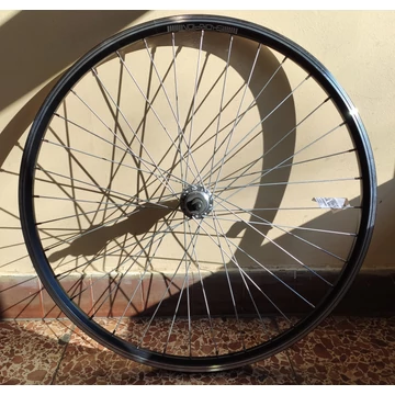 RODI MTB hátsó kerék 26" ECO Skorpion, 559x19C, 36ly. fekete felni, menetes agy, V-fékes FM31 normál tengely, galvanizált küllők, ezüst agy