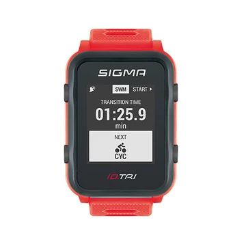 Sportóra SIGMA iD TRI neon FLUO PIROS