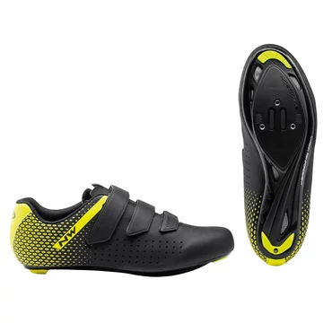 CIPŐ ORSZÁGÚTI NORTHWAVE ROAD CORE 2 FEKETE/FLUO SÁRGA