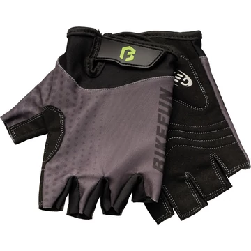 Kesztyű BIKEFUN rövid Leader SZÜRKE