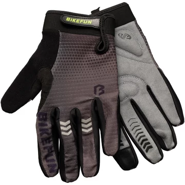 Kesztyű BIKEFUN hosszú AirZone SZÜRKE