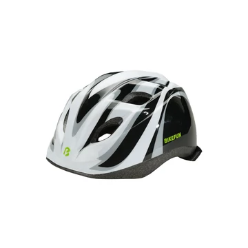 Fejvédő BIKEFUN JUNIOR FEKETE/FEHÉR