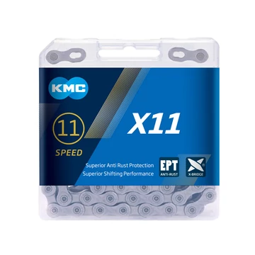 Lánc KMC X11 11 speed EPT 1/2 x 11/128 118L