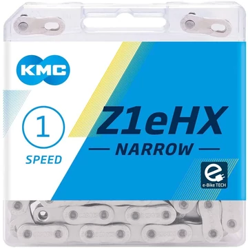 Lánc KMC 1/2x3/32 112L ezüst/ezüst agyváltóhoz