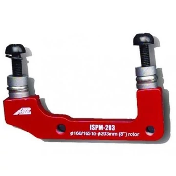 a2Z 110mm-es villasaru távolsághoz való IS->PM 203mm tárcsafék adapter [piros]