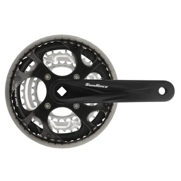 Sunrace FCM300 négyszögtengelyes hajtómű 48/38/28T [fekete, 48/38/28, 170 mm]
