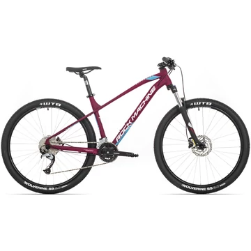 Rock Machine Catherine 90-27 merev vázas XC NŐI 27,5"-os MTB HEGYI kerékpár [13.5", bordó-cián-fehér]
