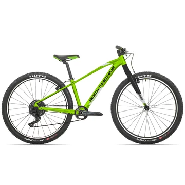 Rock Machine Thunder 29 VB 29er MTB HEGYI junior kerékpár [13.5" (XS), zöld/fényes ezüst/fekete]
