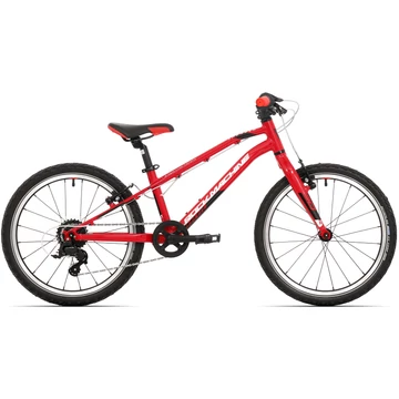 Rock Machine Thunder 20 VB 20"-os gyermek MTB HEGYI kerékpár [10", fényes sötétpiros/fekete/fehér]