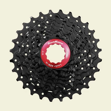 Sunrace CSRZ800 12 sebességes fogaskeréksor [fekete-piros, 11-34]