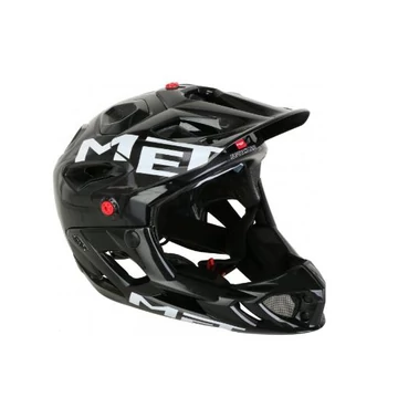 MET Parachute fullface kerékpáros sisak [fényes fekete-antracit, 54-48 cm (M)]
