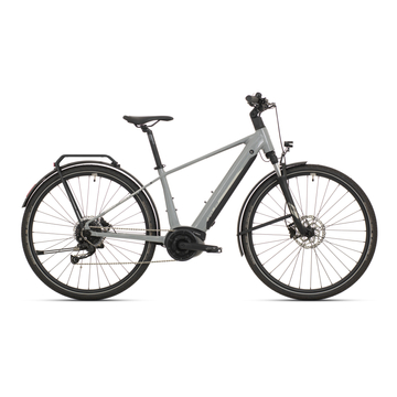 Superior eXR 6050 B Touring elektromos cross kerékpár [21" (XL), fényes szürke-króm ezüst]