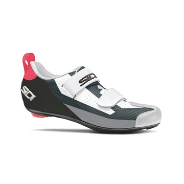 SIDI T-5 Air Triathlon országúti cipő [fekete-fehér-korall, 41]
