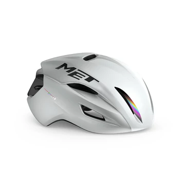 MET Manta Mips kerékpáros sisak [fényes fehér-holografikus, 56-58 cm (M)]