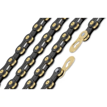 Connex 12SB Black Edition 12 sebességes lánc [fekete-arany, 126 szem]