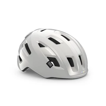 MET E-Mob Mips kerékpáros sisak [fényes fehér, 52-56 cm (S)]