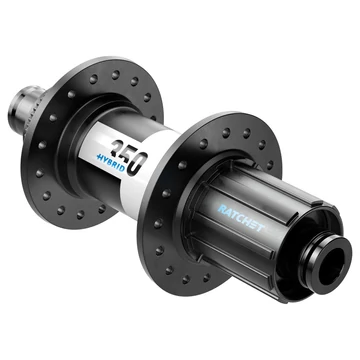 Agy DT Swiss 350 Hybrid hátsó disc CL boost 148/12mm 32h fekete HG acél ÚJ