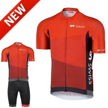 Országúti mez DT Swiss piros XL