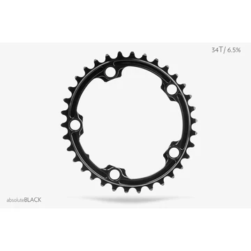 Lánckerék Országúti OVAL SRAM 110BCD 5 lyukas fekete 34T