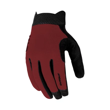 Kesztyű KLS CUTOUT LONG 025, terracota red, XXL