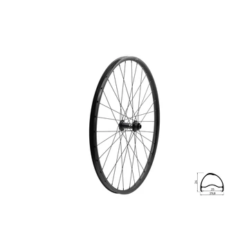 Fűzött első kerék KLS SEGADOR 25 SL DSC F, 28/29", black
