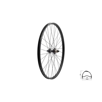 Fűzött hátsó kerék KLS SEGADOR 25 SL DSC R, 28/29", black