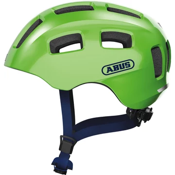 ABUS kerékpáros gyerek sisak Youn-I 2.0, In-Mold, sparkling green, M (52-57 cm)