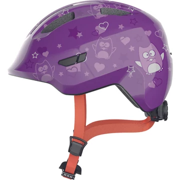 ABUS kerékpáros gyerek sisak Smiley 3.0, In-Mold, purple star, S (45-50 cm)