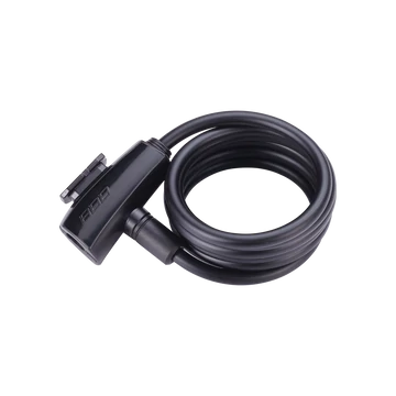 BBB Cycling kerékpáros spirál lakat BBL-61 QuickSafe, 8mmx150cm, fekete