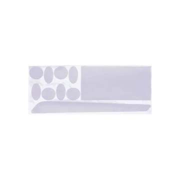 BBB Cycling kerékpáros vázvédő szett BBP-57 ClearSkin, átlátszó
