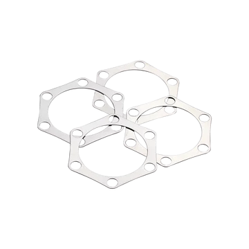 BBB Cycling kerékpáros féktárcsa alátét szett, BBS-130 Rotor, 6 csavaros, 4 db-os kiszerelés, ezüst