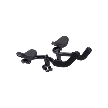 BBB Cycling kerékpáros időfutam könyöklő BHB-59 AeroComfort, alumínium, 22.2/25.4/31.8mm, ergonomikus forma, 282mm hosszú, fekete