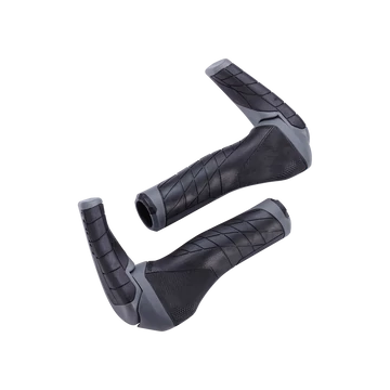 BBB Cycling kerékpáros markolat BHG-87 ErgoStyleSet, 133mm, tenyértámaszos, csavaros, kormányszarvval, fekete/szürke