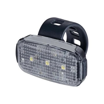 BBB Cycling kerékpáros első lámpa BLS-146 Spot, 24 lumen, 3 mód, micro USB tölthető 300mAh akku, gumis felfogatással