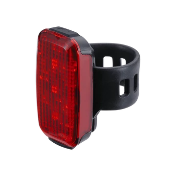 BBB Cycling kerékpáros hátsó lámpa BLS-147 Spot, 4 lumen, 3 mód, micro USB tölthető 300mAh akku, gumis felfogatással