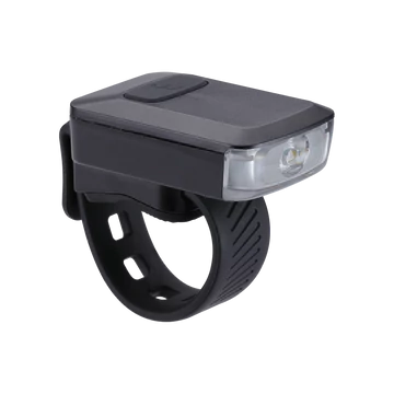 BBB Cycling kerékpáros első lámpa BLS-151 Spark 2.0, 45 lumen, 4mód, micro USB tölthető 300 mAh akku, gumis felfogatással
