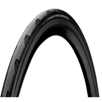 Continental országúti kerékpáros külső gumi 30-622 Grand Prix 5000S TR, hookless felni kompatibilis, tubeless ready, fekete/fekete, hajtogathatós Skin