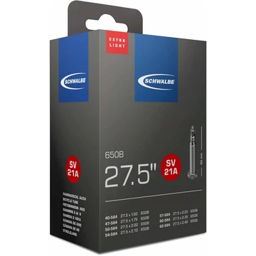 BELSŐ SCHWALBE 27,5 SV21A 27,5x1,50-2,40 EXTRA LIGHT 40MM 135g {25/7}