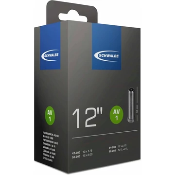 BELSŐ SCHWALBE 12 AV1 12x1,75-2,40 40MM 80g {25/7}