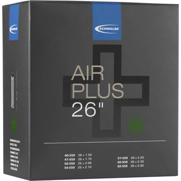 BELSŐ SCHWALBE 26 AV13 AP 26x1,50-2,40 AIR PLUS 40MM 290G {10/7}