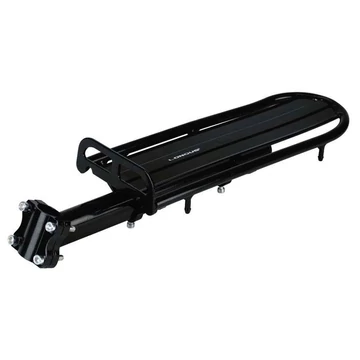 CSOMAGTARTÓ LONGUS NYEREGSZÁRRA ALU 20KG TERHELHETŐSÉG FEKETE {5/4}