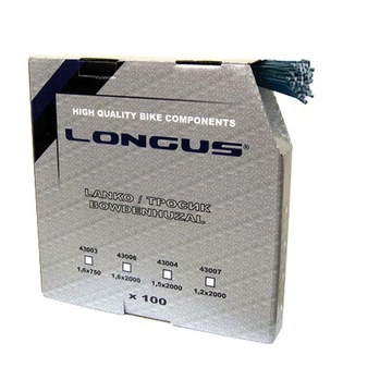 BOWDENHUZAL LONGUS VÁLTÓ 1,2MM 2000MM 100DB/DOBOZ {5/4}