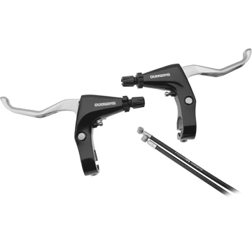 FÉKKAR B+J ULTEGRA ORSZÁGÚTI EGYENES 2,5-UJJAS V-FÉK-PATKÓ BOWDENES FEKETE