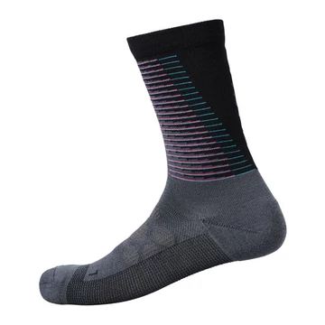 ZOKNI SHIMANO S-PHYRE MERINO MAGASSZÁRÚ SZÜRKE-PINK M-L