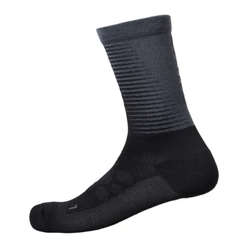 ZOKNI SHIMANO S-PHYRE MERINO MAGASSZÁRÚ FEKETE-SZÜRKE M-L