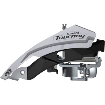 SHIMANO FRONT DERAILLEUR, FD-TY600-L6, TOURNEY, FOR 3X6/7/8, TOP-SWING, DUAL-PUL