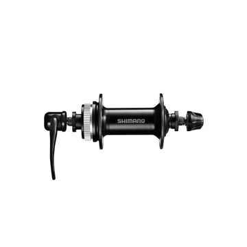 SHIMANO FRONT HUB, HB-QC300, CENTER LOCK DISC 36H, QR:133MM(BLACK), OLD:100MM, W