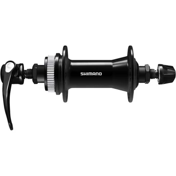 SHIMANO FRONT HUB, HB-QC400, CENTER LOCK DISC 36H, QR:133MM(BLACK), OLD:100MM, W