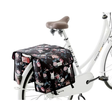 KERÉKPÁROS TÁSKA NEWLOOXS ALBA DUPLA BAMBOO FEKETE 42L 37X17X37CM(X2)