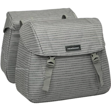 KERÉKPÁROS TÁSKA NEWLOOXS JOLI DUPLA NOMI SZÜRKE 37L 38X30X18CM(2X)